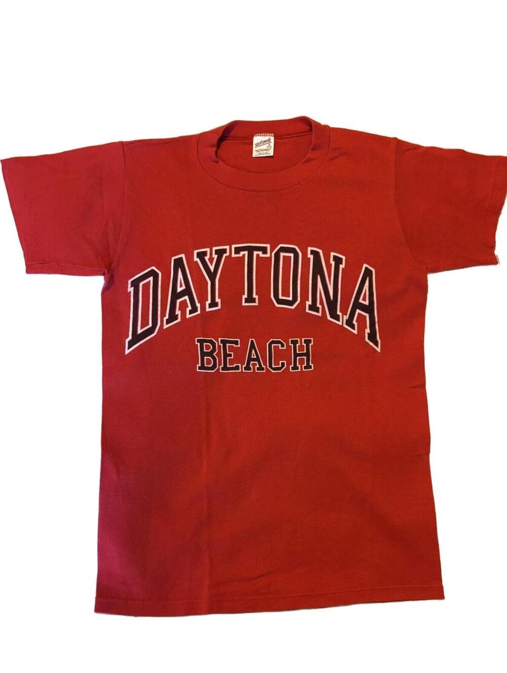 Daytona Beach Red T-Shirt Size Small #vintage #duplicity